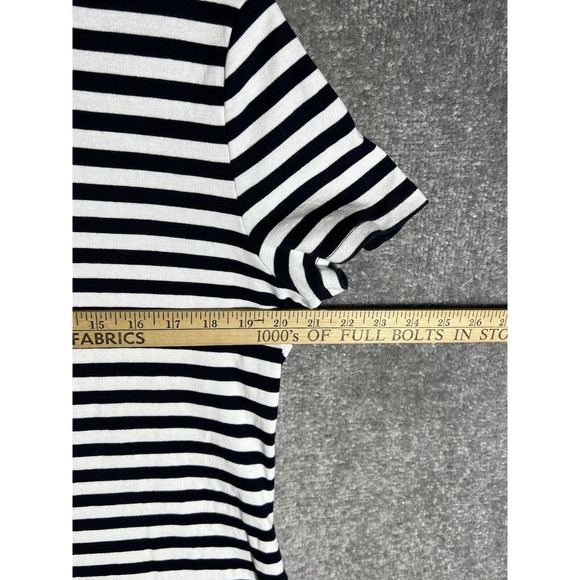 Calvin Klein‎ CK Striped Polo Shirt Dress Womens Size Large Blue White Pink - Picture 13 of 15
